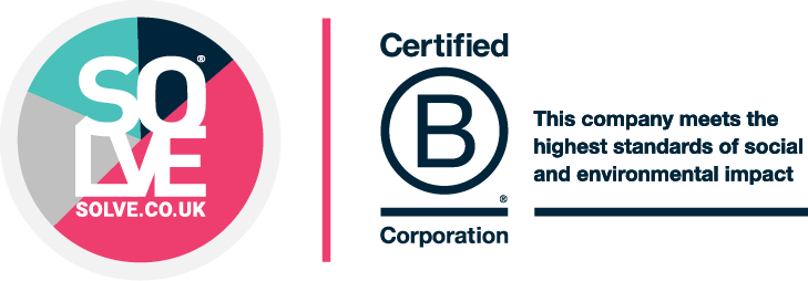 Solve logo and B-Corp